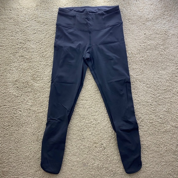 lululemon athletica Pants - Lululemon Black Ruched Leggings - Size 6